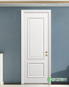Daun Pintu Kamar Panel Minimalis Putih Cat Duco