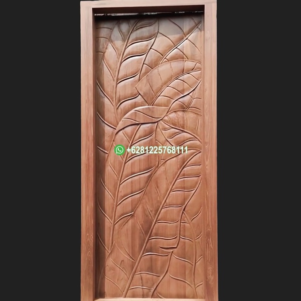 Pintu Kamar Mandi Kayu Jati Solid